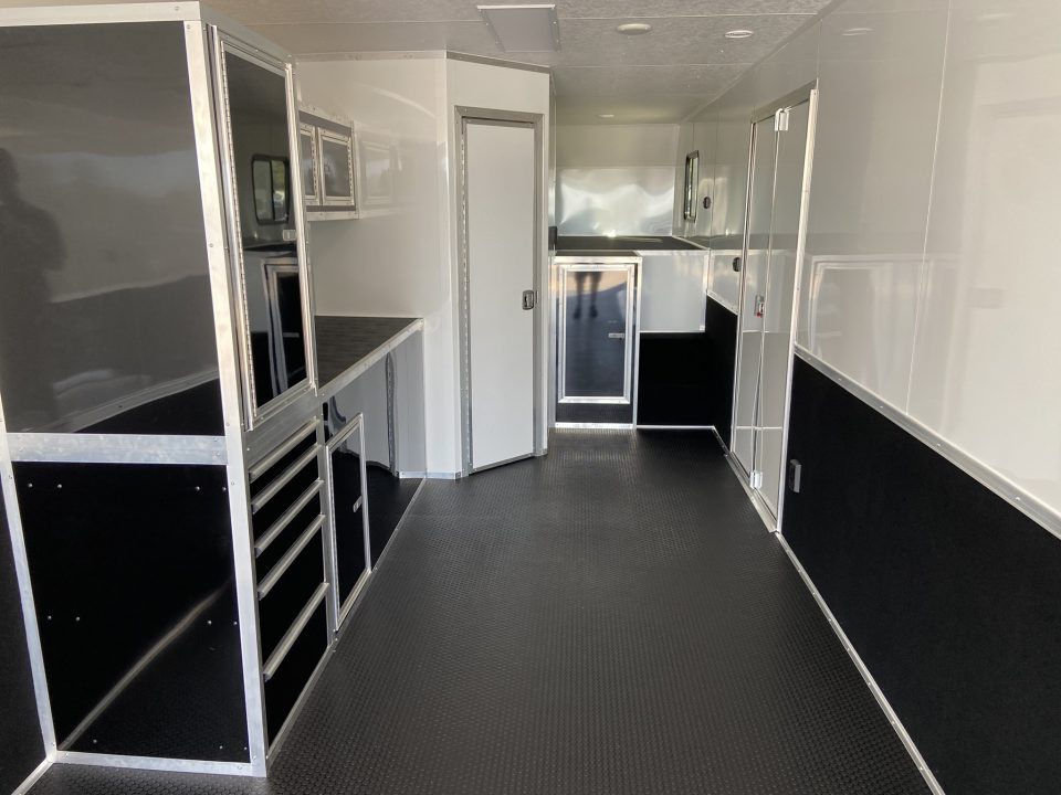 New Vintage Trailers 8X44 Racing Trailer With Bathroom