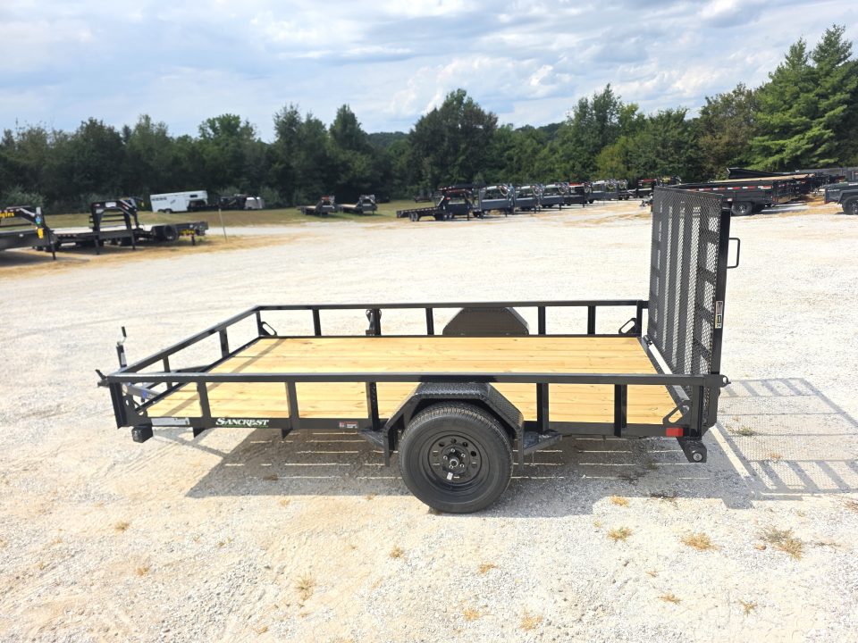New 2026 Load Trail 77 x 12 SINGLE UTILITY W/ 4' FOLD IN GATE