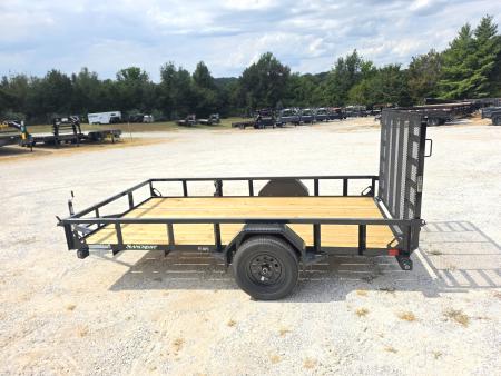 New 2026 Load Trail 77 x 12 SINGLE UTILITY W/ 4' FOLD IN GATE