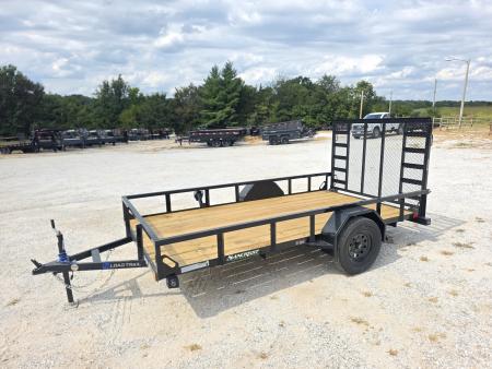 New 2026 Load Trail 77 x 12 SINGLE UTILITY W/ 4' FOLD IN GATE