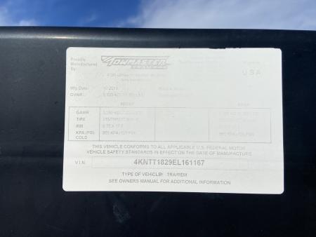 Used 2014 Towmaster Trailers Equipment Trailer