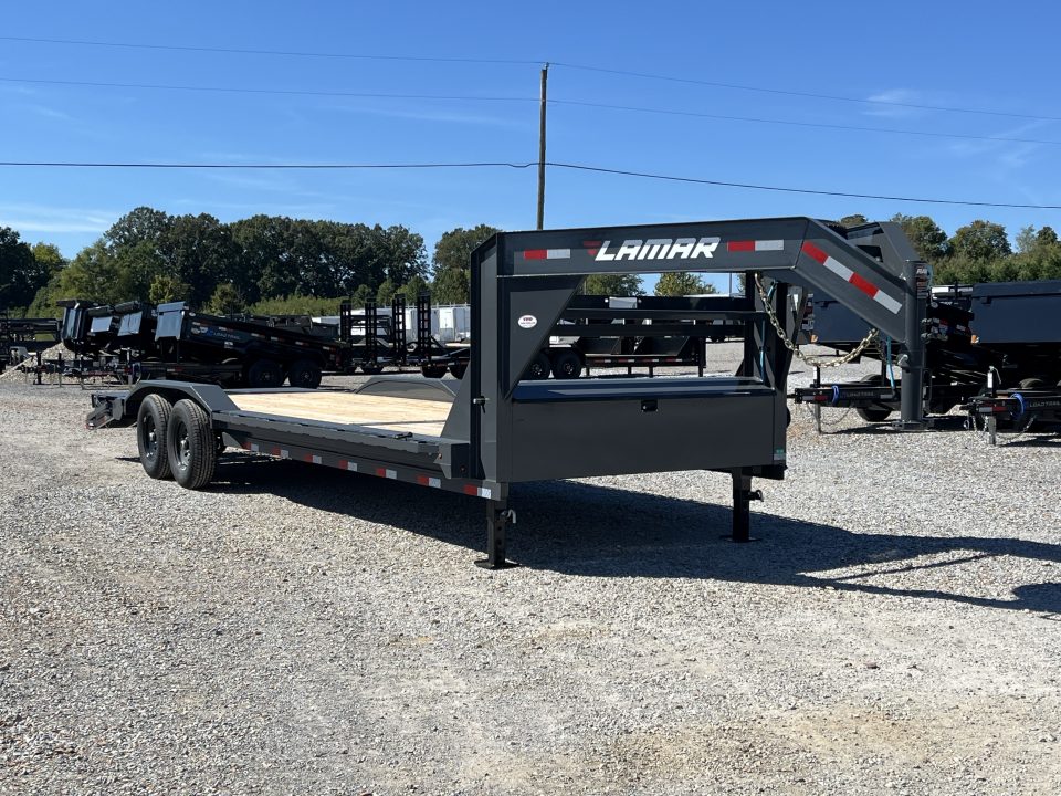 New 2027 Lamar 102" x 26' 14K GVWR Gooseneck Trailer