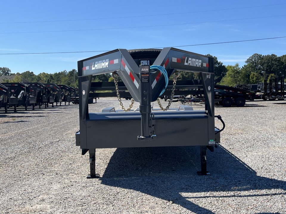 New 2027 Lamar 102" x 26' 14K GVWR Gooseneck Trailer