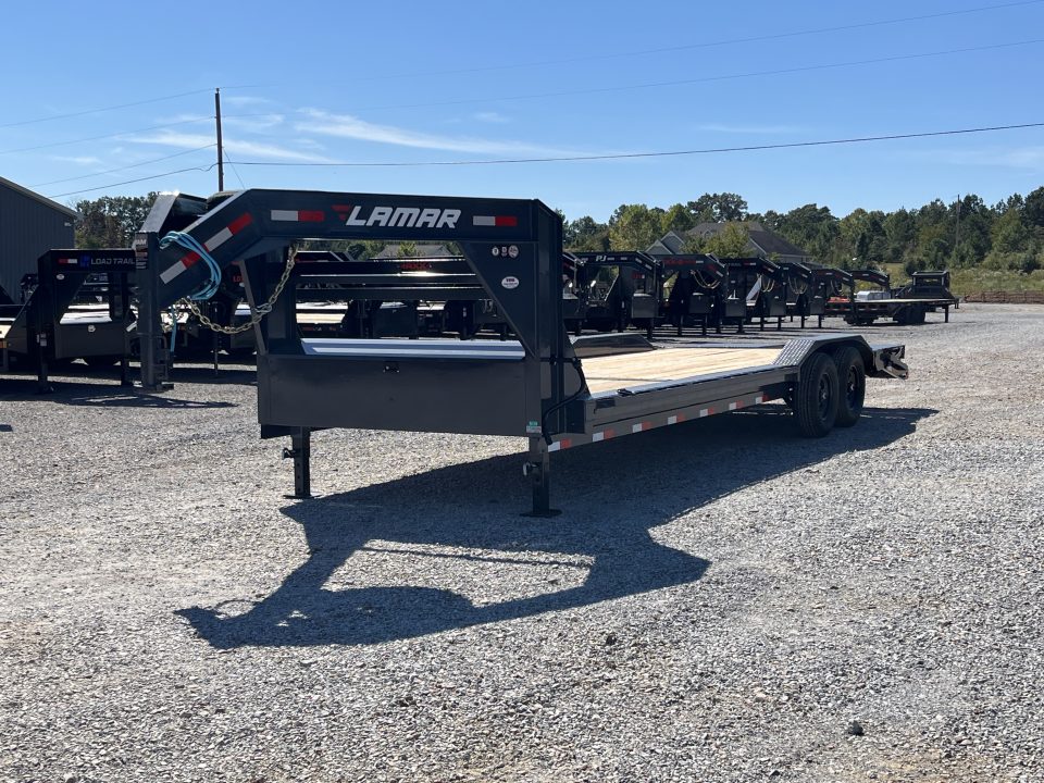 New 2027 Lamar 102" x 26' 14K GVWR Gooseneck Trailer