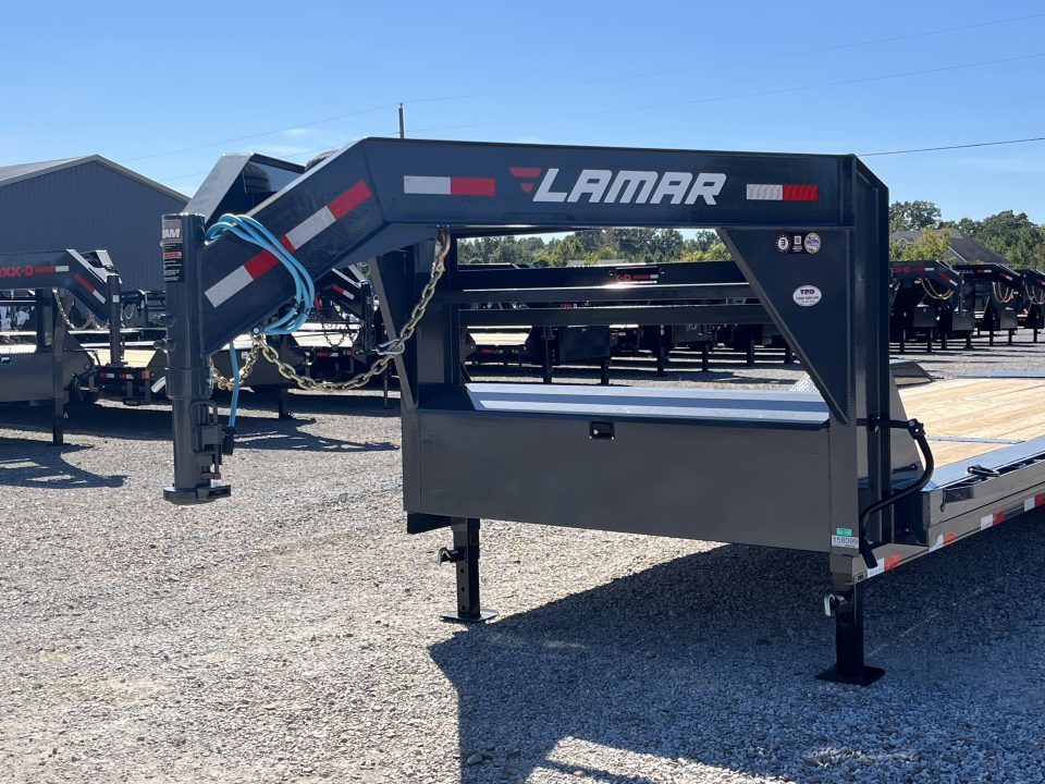 New 2027 Lamar 102" x 26' 14K GVWR Gooseneck Trailer