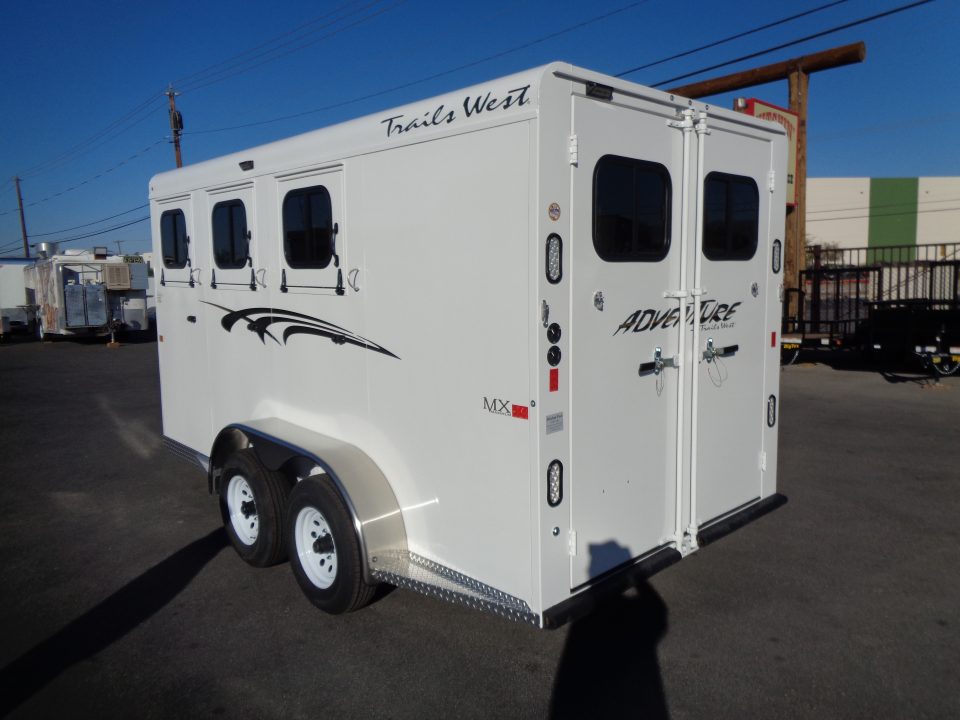 New 2027 Trails West *ADV MX II 3H * ADVENTURE MX II 3-Horse Slant Load Horse Trailer