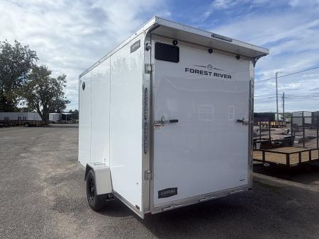 New 2027 Lightning 7 X 17 Lightning 2 Place Enclosed Snowmobile Trailer with 7ft Interior