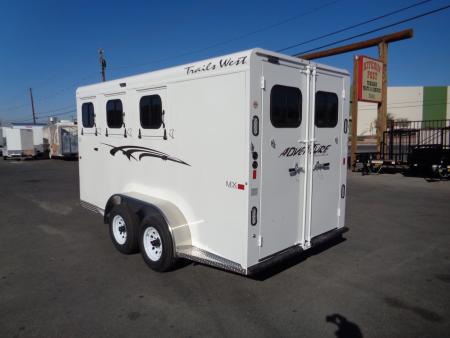 New 2027 Trails West *ADV MX II 3H * ADVENTURE MX II 3-Horse Slant Load Horse Trailer
