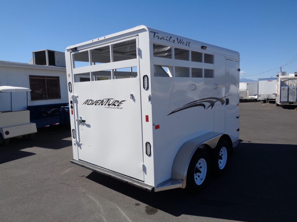 New 2027 Trails West * ADVENTURE II 2H * 2-Horse Slant Load Horse Trailer