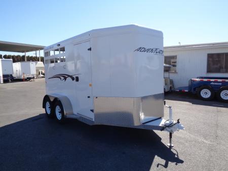 New 2027 Trails West * ADVENTURE II 2H * 2-Horse Slant Load Horse Trailer