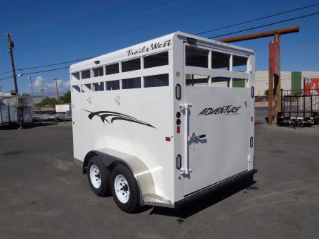 New 2027 Trails West * ADVENTURE II 2H * 2-Horse Slant Load Horse Trailer