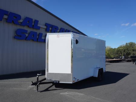 New 2027 Cross Trailers Beta 6x12ft Barn Doors Cargo / Enclosed Trailer