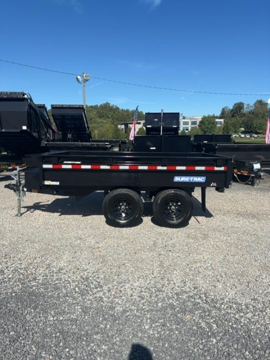New 2027 Sure-Trac 6x10 SIngle Ram Deckover Dump Trailer