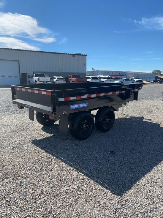 New 2027 Sure-Trac 6x10 SIngle Ram Deckover Dump Trailer