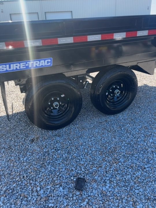 New 2027 Sure-Trac 6x10 SIngle Ram Deckover Dump Trailer