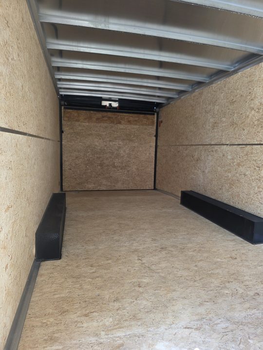 New 2027 H&H 8.5 X 24 TANDEM CARGO W/ RAMP DOOR/ .080/ BLACKOUT PKG