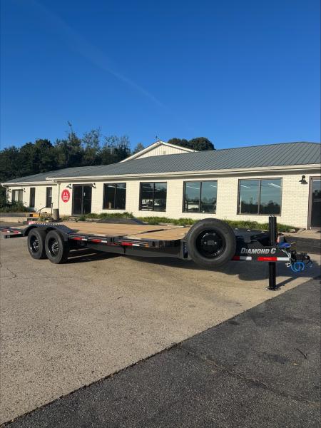 New 2027 Diamond C 8.5x22 Equipment, 18' Tilt, Drive-Over Fenders HXD210
