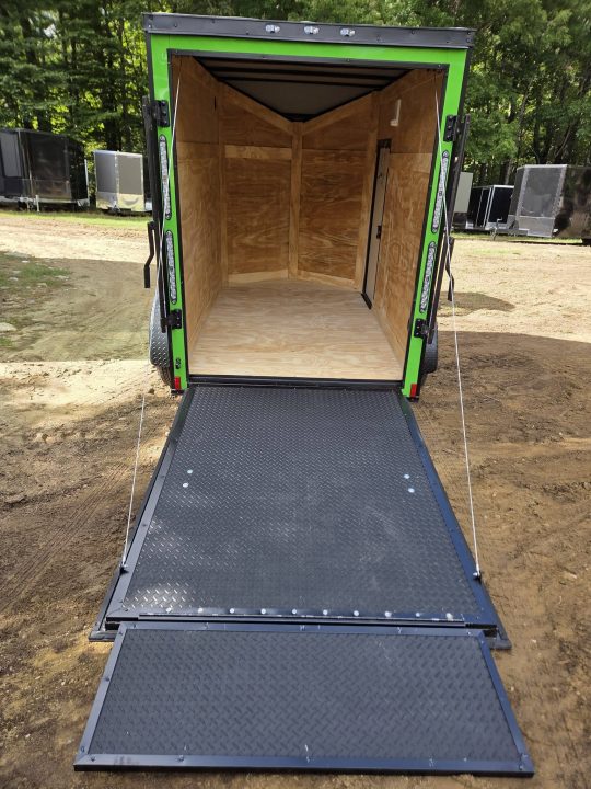 New 2027 Anvil 5x8 extra height enclosed trailer green with black out package Cargo / Enclosed Trailer