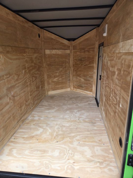 New 2027 Anvil 5x8 extra height enclosed trailer green with black out package Cargo / Enclosed Trailer