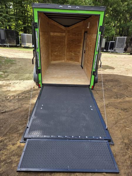 New 2027 Anvil 5x8 extra height enclosed trailer green with black out package Cargo / Enclosed Trailer