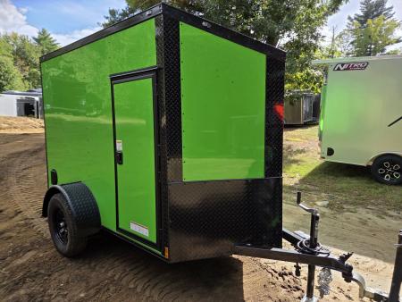 New 2027 Anvil 5x8 extra height enclosed trailer green with black out package Cargo / Enclosed Trailer