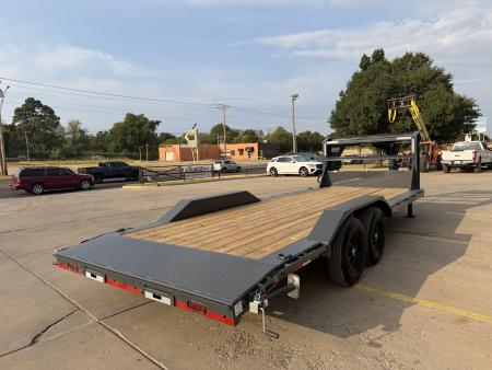 New #158958 2027 LAMAR H6 22 X 102 TANDEM AXLE 14K EQUIPMENT GOOSENECK W/ SLIDE IN RAMPS