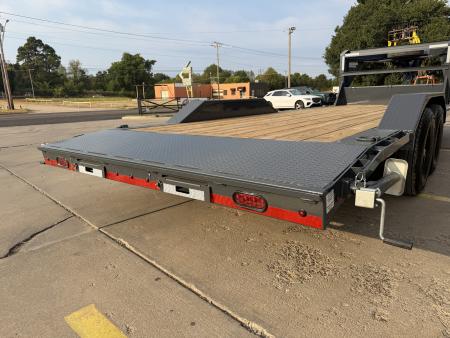 New #158958 2027 LAMAR H6 22 X 102 TANDEM AXLE 14K EQUIPMENT GOOSENECK W/ SLIDE IN RAMPS
