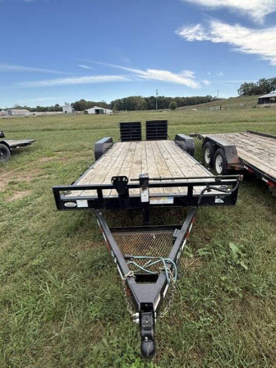 Used 2022 PJ Trailers 83x20 w/ MONSTER RAMPS Equipment Trailer