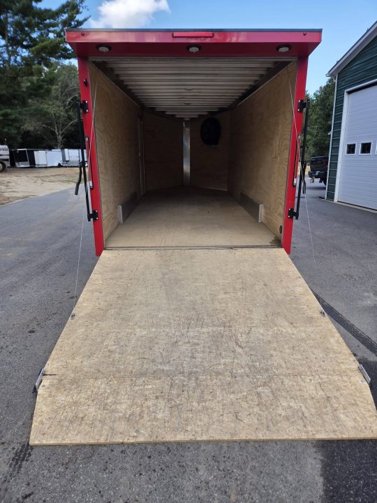 Used 2024 Nitro 7.5x18 aluminum cargo trailer with black out trim package Cargo / Enclosed Trailer