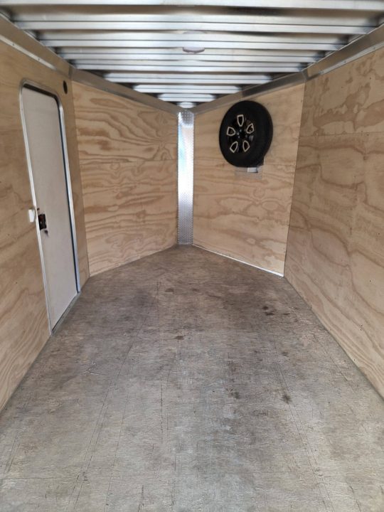 Used 2024 Nitro 7.5x18 aluminum cargo trailer with black out trim package Cargo / Enclosed Trailer
