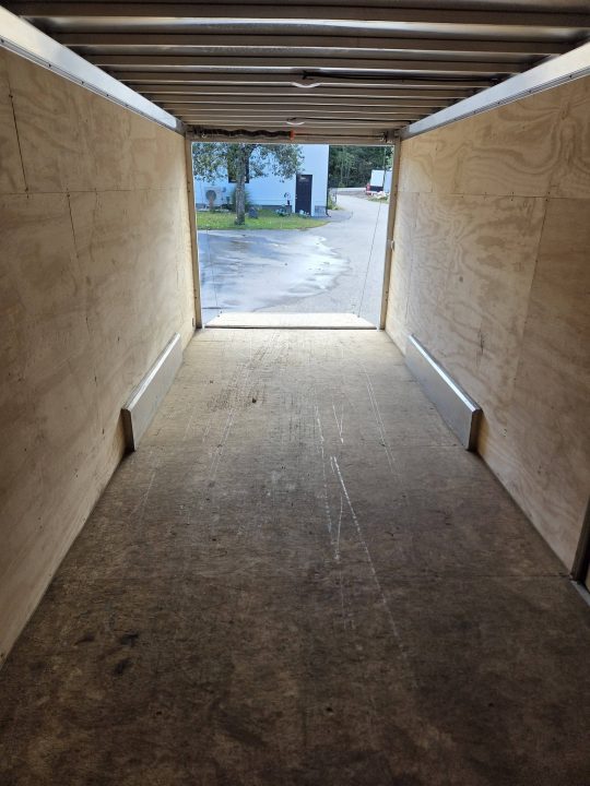 Used 2024 Nitro 7.5x18 aluminum cargo trailer with black out trim package Cargo / Enclosed Trailer