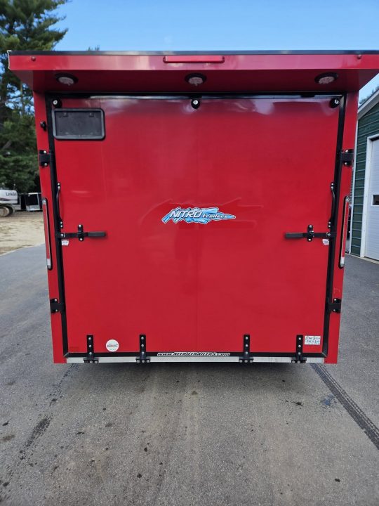 Used 2024 Nitro 7.5x18 aluminum cargo trailer with black out trim package Cargo / Enclosed Trailer
