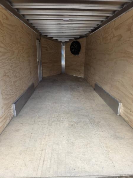 Used 2024 Nitro 7.5x18 aluminum cargo trailer with black out trim package Cargo / Enclosed Trailer