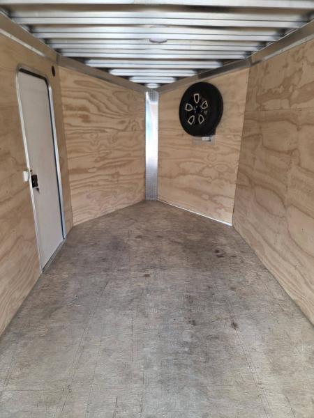 Used 2024 Nitro 7.5x18 aluminum cargo trailer with black out trim package Cargo / Enclosed Trailer
