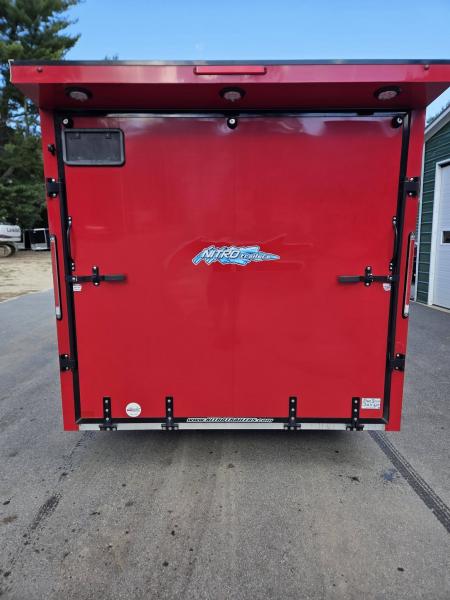 Used 2024 Nitro 7.5x18 aluminum cargo trailer with black out trim package Cargo / Enclosed Trailer