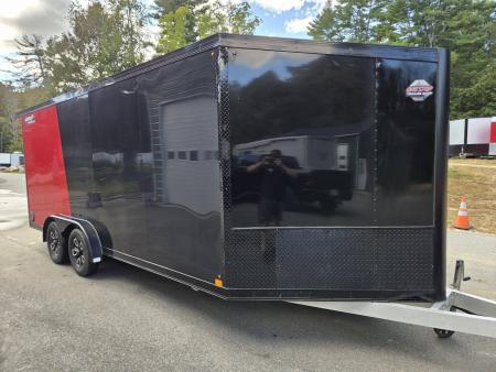 Used 2024 Nitro 7.5x18 aluminum cargo trailer with black out trim package Cargo / Enclosed Trailer