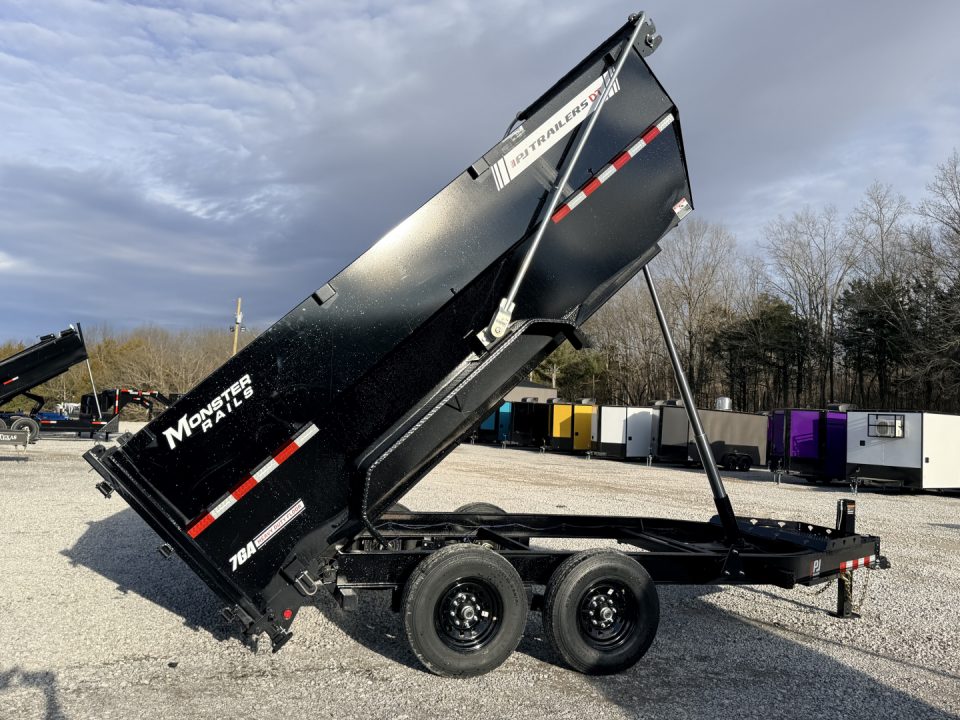 New 2027 PJ Trailers 7X14 (4FT WALL) 5 STAGE TELESCOPIC DUMP TRAILER 15400 GVWR Dump Trailer