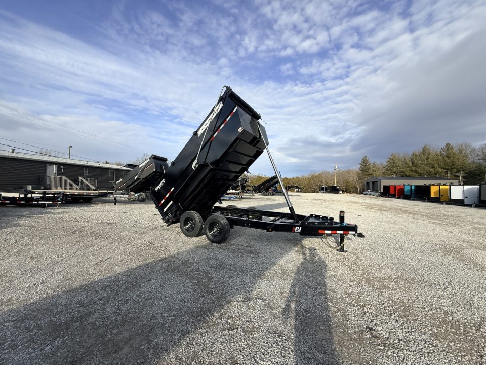 New 2027 PJ Trailers 7X14 (4FT WALL) 5 STAGE TELESCOPIC DUMP TRAILER 15400 GVWR Dump Trailer