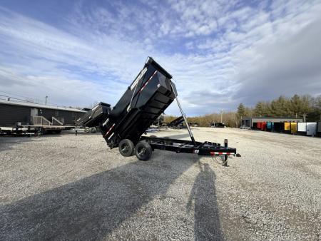 New 2027 PJ Trailers 7X14 (4FT WALL) 5 STAGE TELESCOPIC DUMP TRAILER 15400 GVWR Dump Trailer