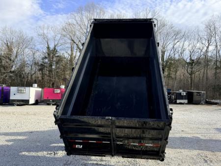 New 2027 PJ Trailers 7X14 (4FT WALL) 5 STAGE TELESCOPIC DUMP TRAILER 15400 GVWR Dump Trailer