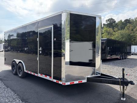 New 2027 Spartan Cargo 8.5x20 PRO-SERIES, PolyCor, BIG PKG, 14K GVWR, 94  Wide rear Ramp Door, 7' Interior, 60  Triple Tube Tongue, StableDeck