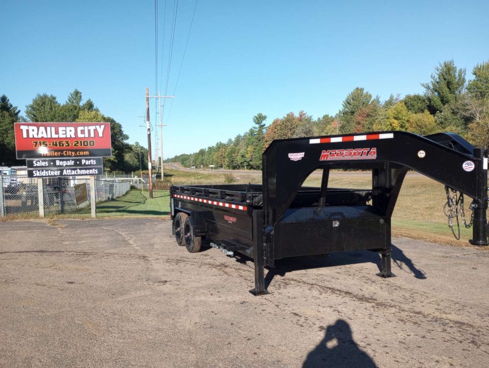 New 2026 Midsota HVT-16-Gooseneck Dump Trailer