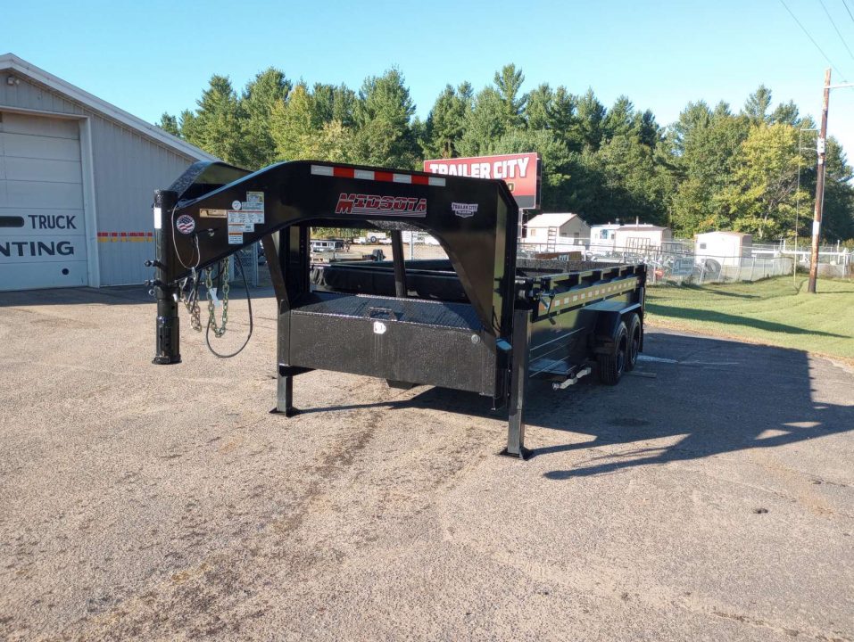 New 2026 Midsota HVT-16-Gooseneck Dump Trailer