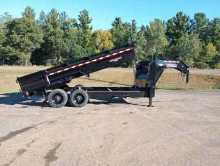 New 2026 Midsota HVT-16-Gooseneck Dump Trailer