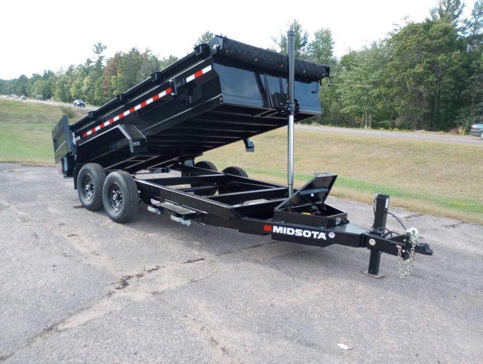 New 2027 Midsota HV 14'X82" Telscopic Hoist Dump Trailer