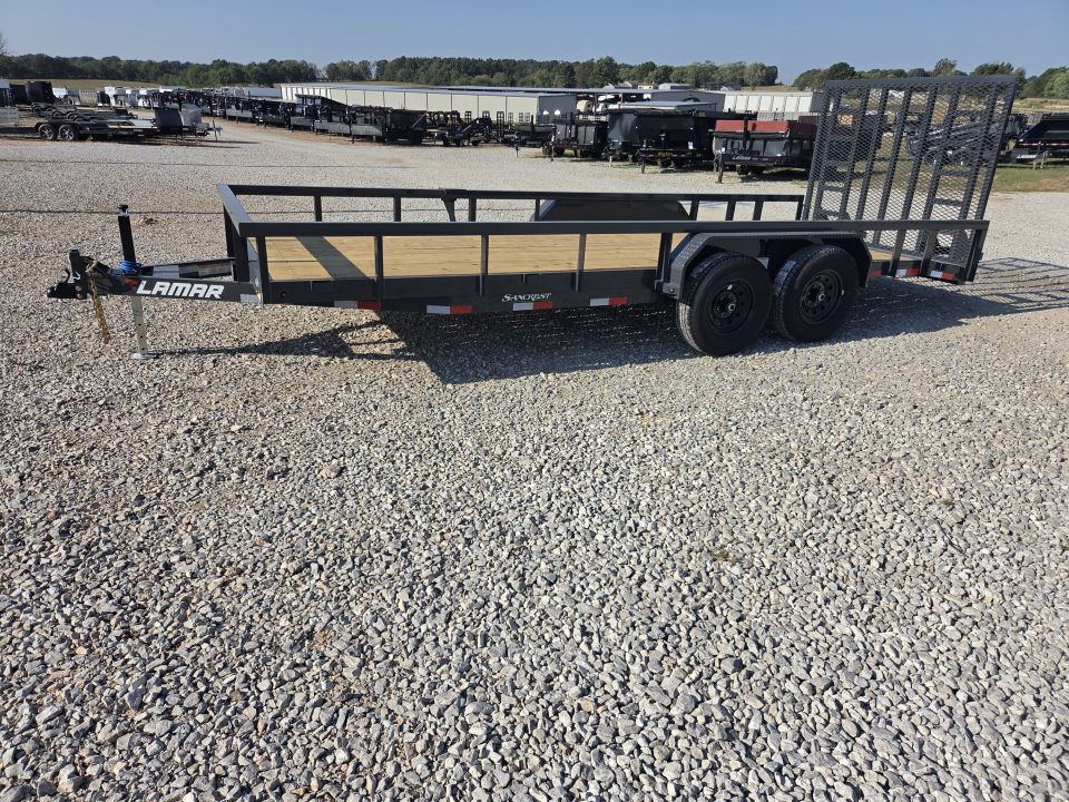 New 2027 Lamar 83X20 TANDEM 10K TUBETOP UTILITY W/HD 5' SPRING GATE