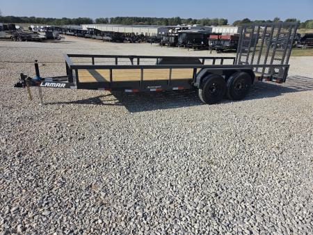 New 2027 Lamar 83X20 TANDEM 10K TUBETOP UTILITY W/HD 5' SPRING GATE
