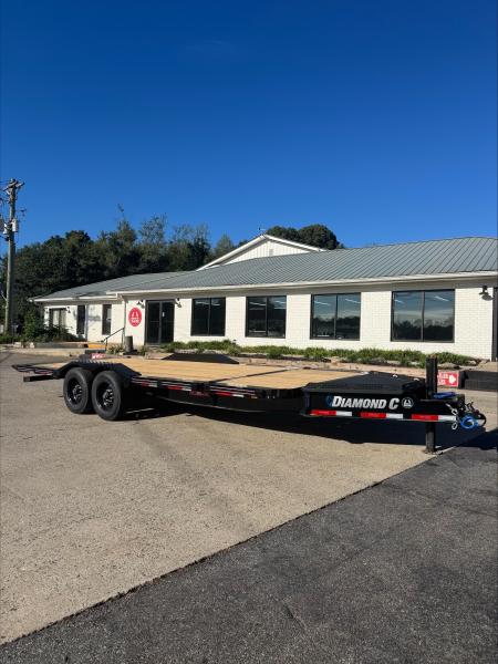 New 2027 Diamond C 8.5x22 Equipment, 18' Tilt, Drive-Over Fenders HXD210