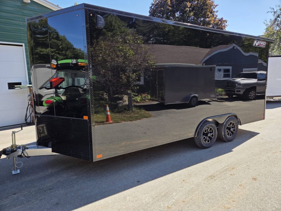 New 2027 Nitro 8.5X18 aluminum cargo trailer black out trim extra height Cargo / Enclosed Trailer