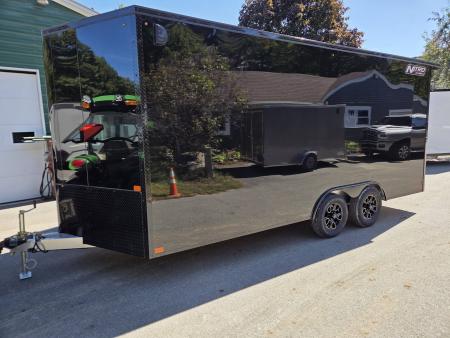 New 2027 Nitro 8.5X18 aluminum cargo trailer black out trim extra height Cargo / Enclosed Trailer